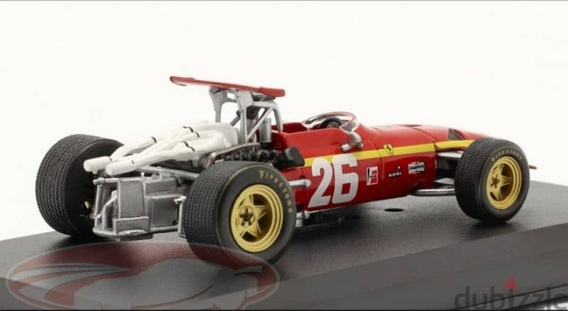 Ferrari 312 F1 (1968) Jacky Ickx diecast car model 1;43 2