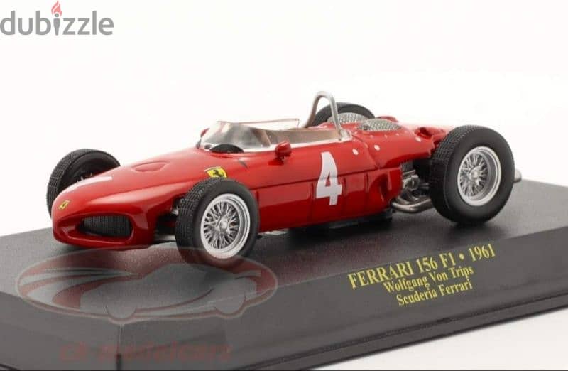 Ferrari 156 F1 (1961) Wolfgang Von Trips diecast car model 1;43. 1