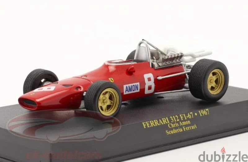 Ferrari 312 F1 (1967) Chris Amon diecast car model 1;43 1