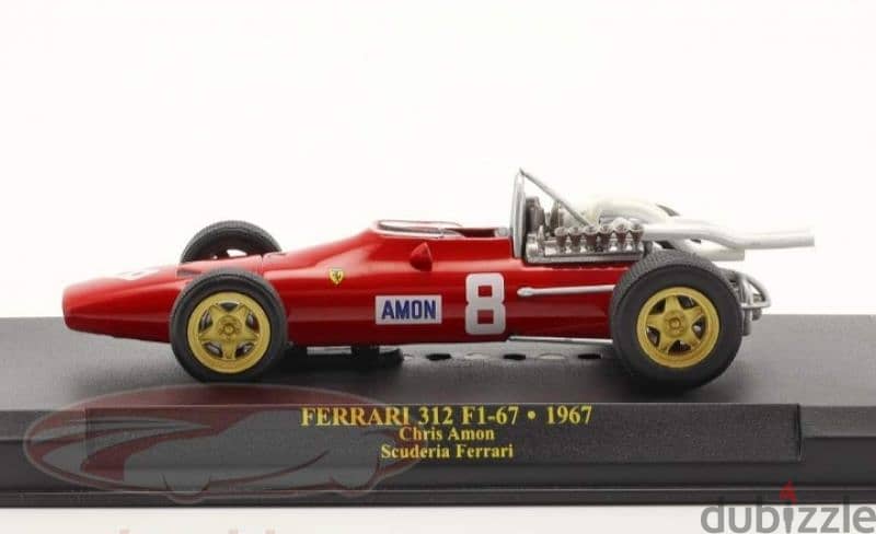 Ferrari 312 F1 (1967) Chris Amon diecast car model 1;43 2