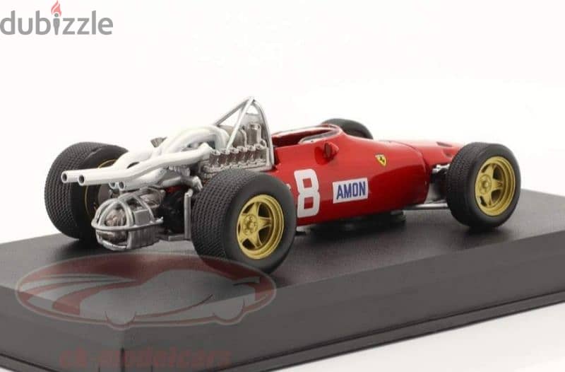 Ferrari 312 F1 (1967) Chris Amon diecast car model 1;43 3