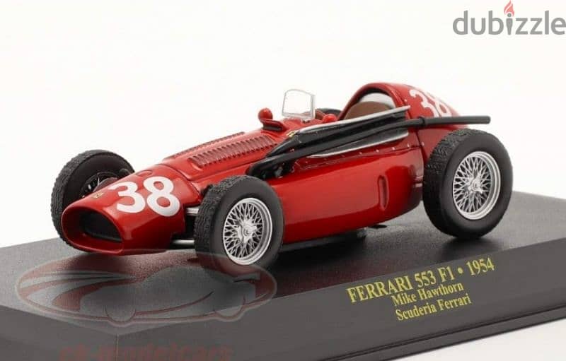 Ferrari 553 F1 (1954) Mike Hawthorne diecast car model 1;43. 1