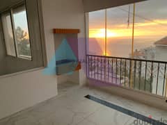 Furnished 100 m2 apartment + panoramic sea view for rent in Kfarhbab