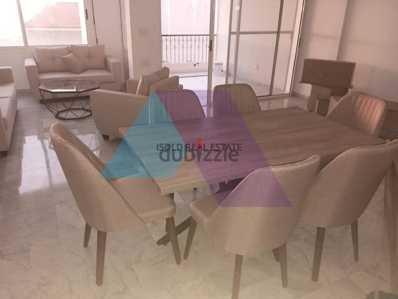 Furnished 100 m2 apartment + panoramic sea view for rent in Kfarhbab 2