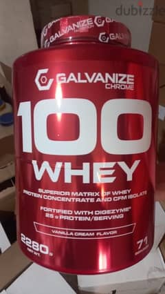 Galvanize Nutrition 100 Whey Protein , (71 Servings) 0