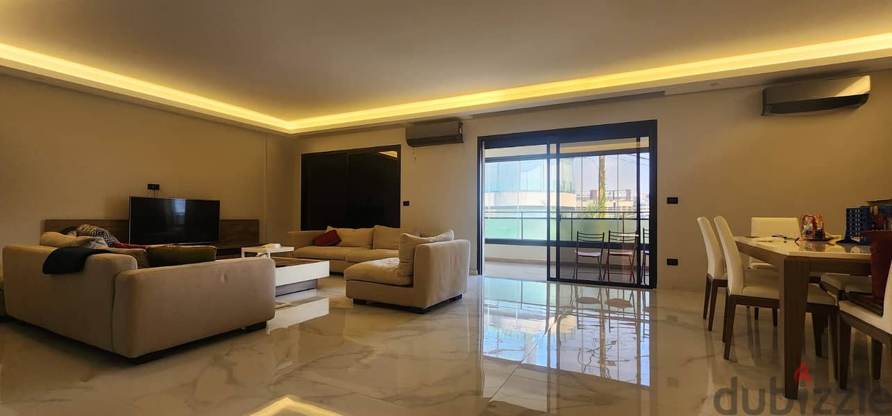 L15878-Spacious Apartment With Terrace For Sale in Hazmieh Mar Takla 0