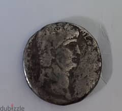 Emperor Nero Silver Roman Coin year 54_68 AD عملة فضة للامبراطور نيرون 0