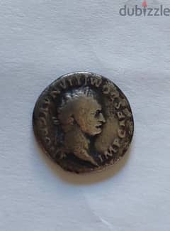 Roman Emperor Vitellius Silver  Denarius year 69 AD 0