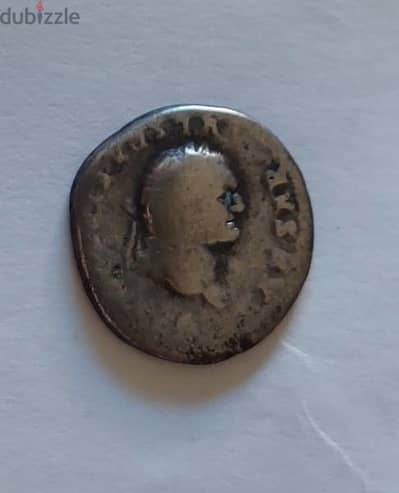 Ancient Roman Silver Denarius coin  Caesar Vespesian year 69_ 79AD2