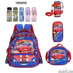 Genius 3D Character Kids School Bag 5 Pcs Set 16" - 1605gs