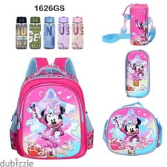 Genius 3D Character Kids School Bag 5 Pcs Set 16" - 1626gs