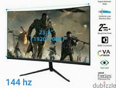 Prechen 24" Curved Frameless Gaming Monitor, 1800R,VA,FHD/ 3$ delivery