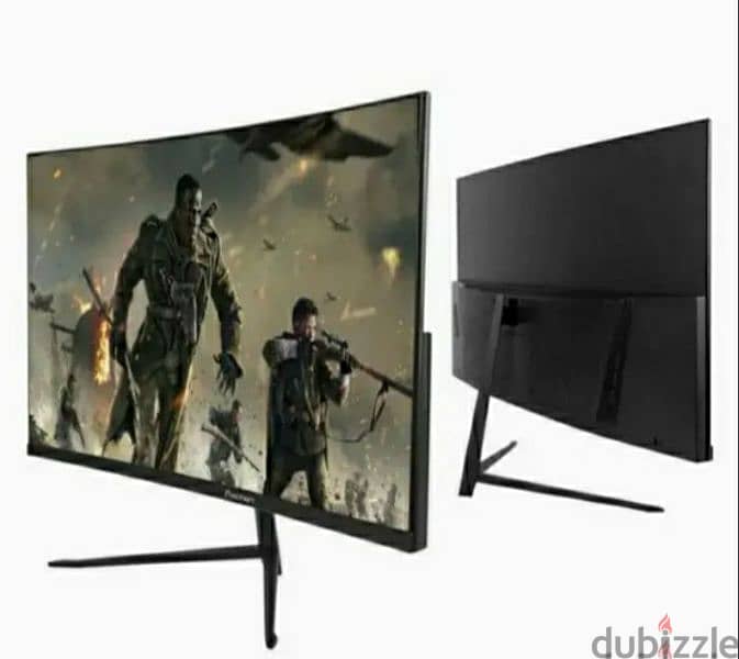 Prechen 24" Curved Frameless Gaming Monitor, 1800R,VA,FHD/ 3$ delivery 5