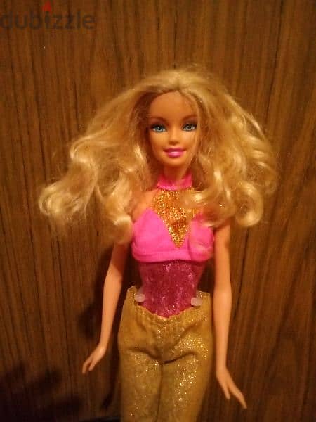 Barbie LOVE HORSE Glitter molded wearing as new doll, bend legs +Shoes 2