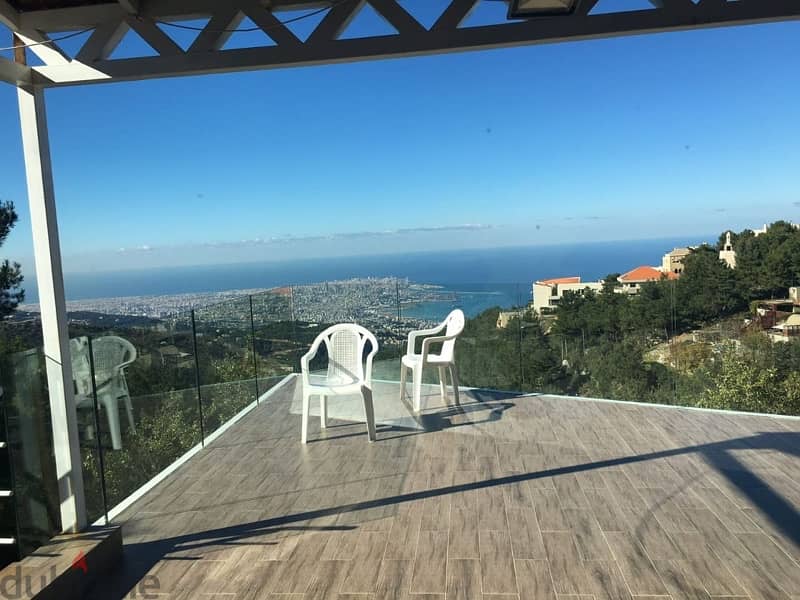 A high-end apartment in Dahr el Suwan W/ terrace & seaview 16