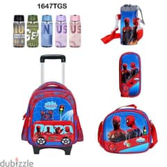 Genius 3D Character Kids School Bag Trolley 5 Pcs Set 16" - 1647tgs 0