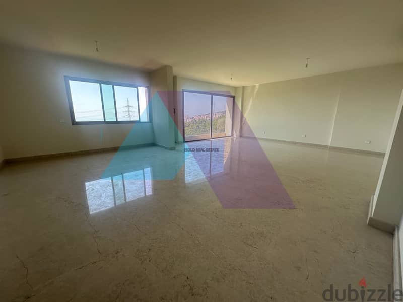 A 220 m2 apartment having an open mountain view for sale in Ain Saade 0