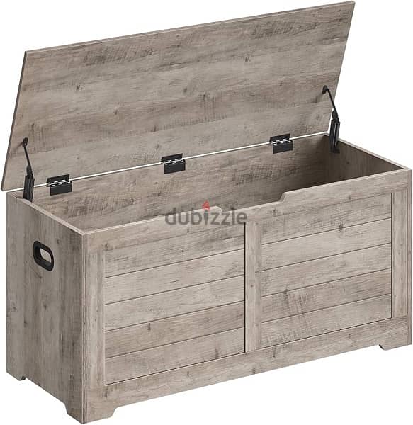 torage Chest, Storage Bench, Blanket Box with 2 Safety Hinges, 0