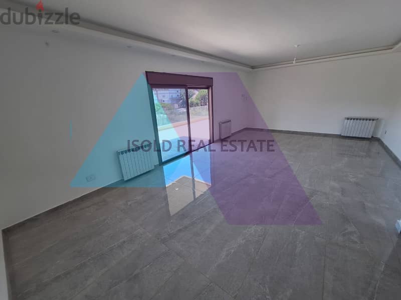 A 220m2 apartment with 480 m2 garden+mountain view for sale in Baabdat 9