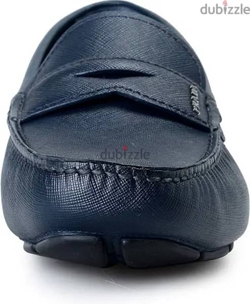 Prada Navy Moccasin Original & Excellent Condition size 44 fits 43 2