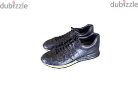 Louis Vuitton Croc Embossed Dark Navy Original Shoes Size 44 fits 43