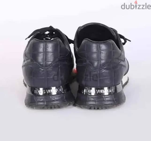 Louis Vuitton Croc Embossed Dark Navy Original Shoes Size 44 fits 43 1