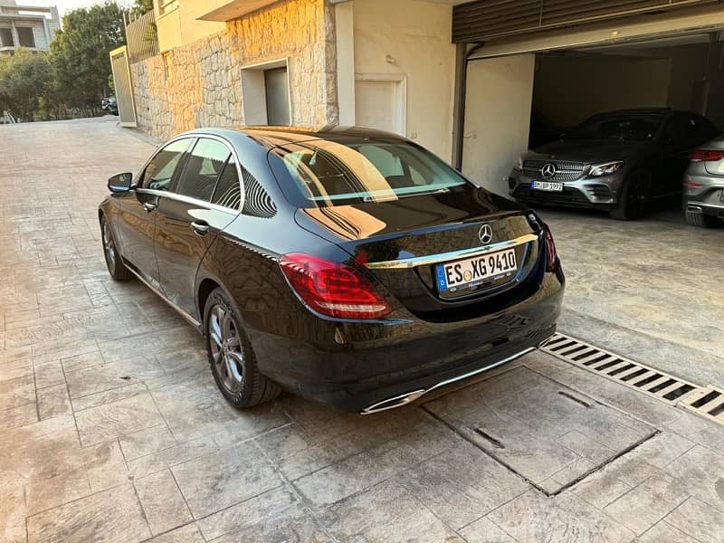 Mercedes-Benz C200 german 2017 black no damaged!aa 4