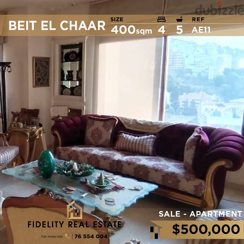 Duplex apartment for sale in Beit El Chaar AE11 0