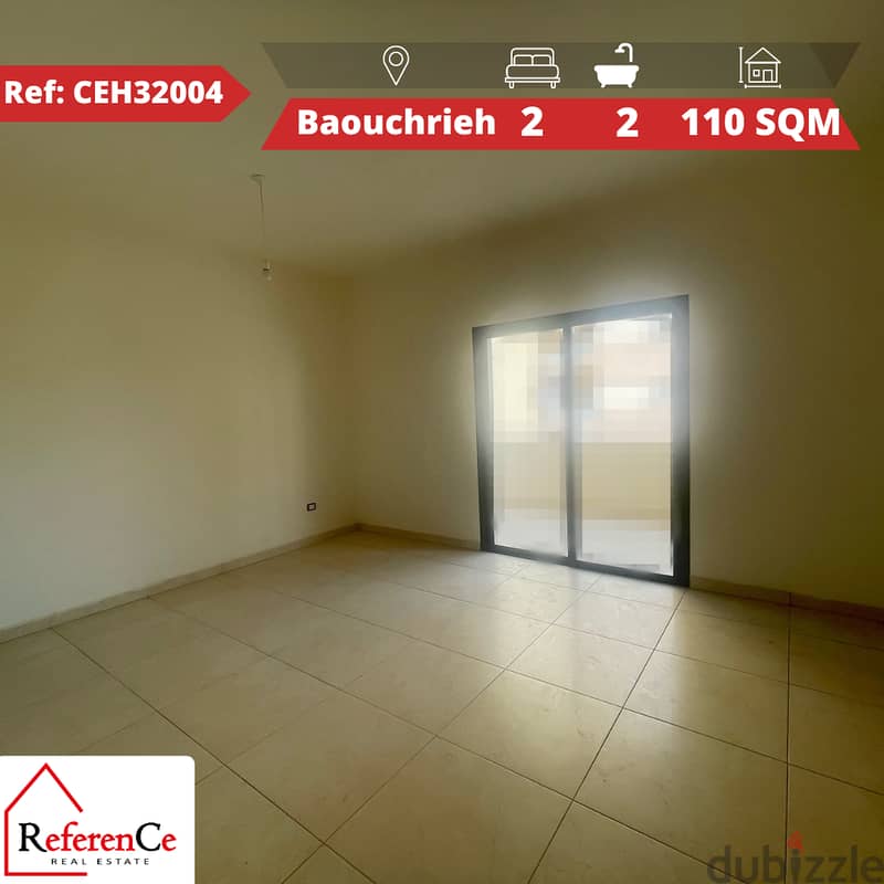 Apartment in Baouchryeh for sale.  شقة للبيع في البوشرية 0