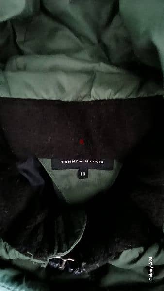 jacket tommy hilfiger green like new 1