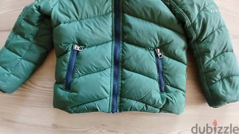 jacket tommy hilfiger green like new 3