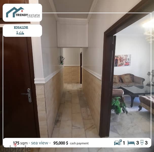 apartment for sale in khalde شقة بحالة ممتازة للبيع في خلدة مع اطلالة 16