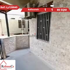 Appartment located at Ballouneh. شقة تقع في بالوني 0