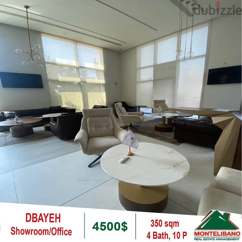 4500$!! Office/Showroom for rent located in Dbayeh 0