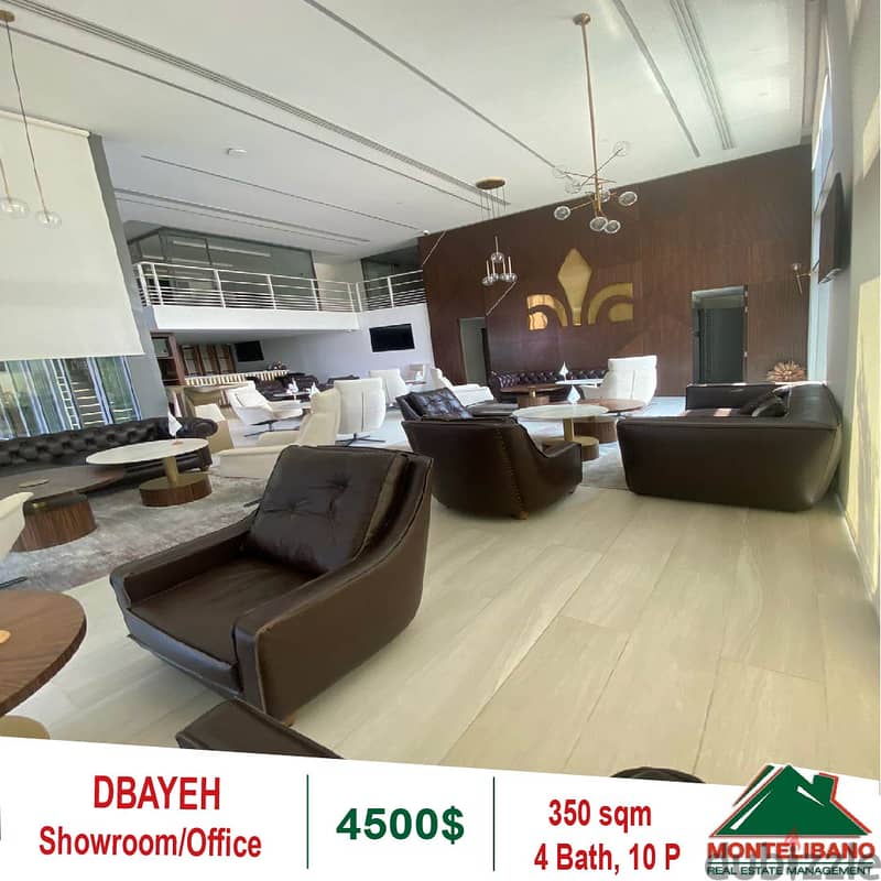 4500$!! Office/Showroom for rent located in Dbayeh 2