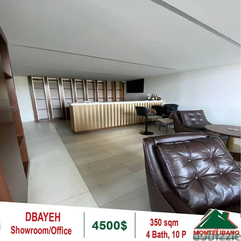 4500$!! Office/Showroom for rent located in Dbayeh 3