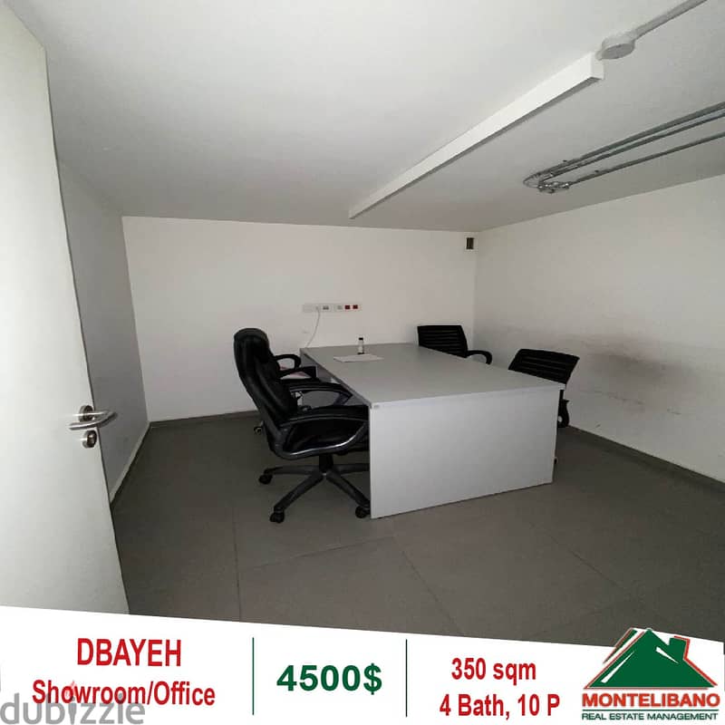 4500$!! Office/Showroom for rent located in Dbayeh 5