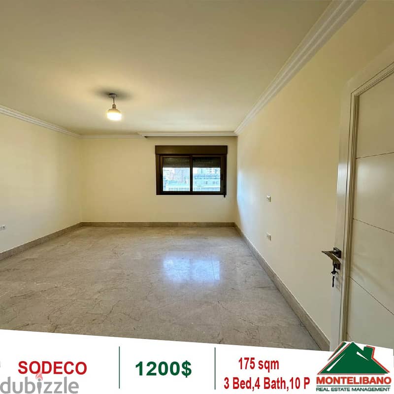 1200$!! Apartment for rent in Sodeco 2