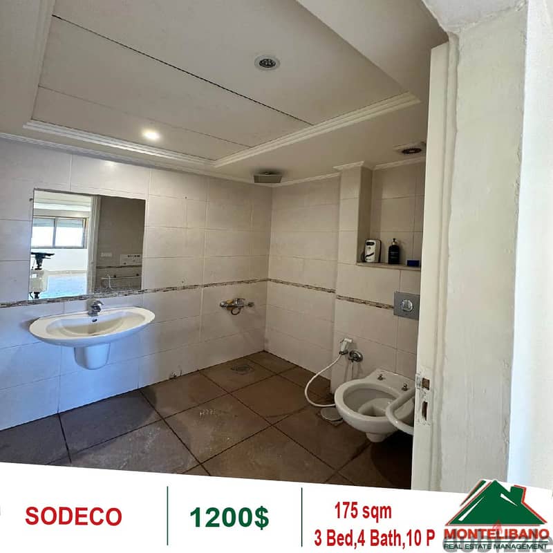 1200$!! Apartment for rent in Sodeco 4