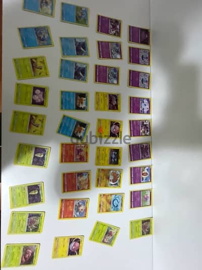 Pokemon Cards(36 reg. 3 silver 2 gold 1 obsidian+box)