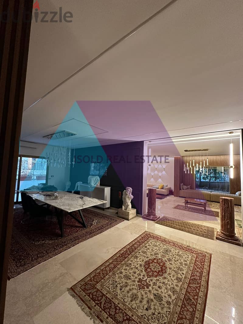 Luxurious decorated 400m2 apartment+garden&terrace sale in Mar Takla 6