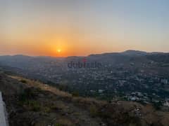 Prime location land in Faqra with Panoramic mountain view