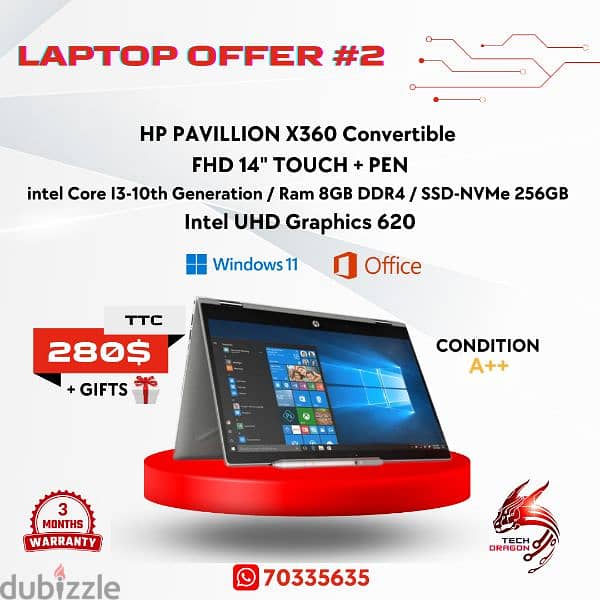 LAPTOPS OFFERS STARTING 250$ (COMERCIAL CONSUMER) 1