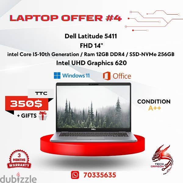 LAPTOPS OFFERS STARTING 250$ (COMERCIAL CONSUMER) 3