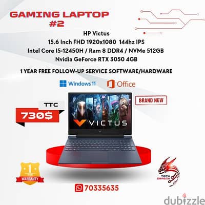 TOP SELLING GAMING LAPTOPS OFFERS (STORE WARRANTY)