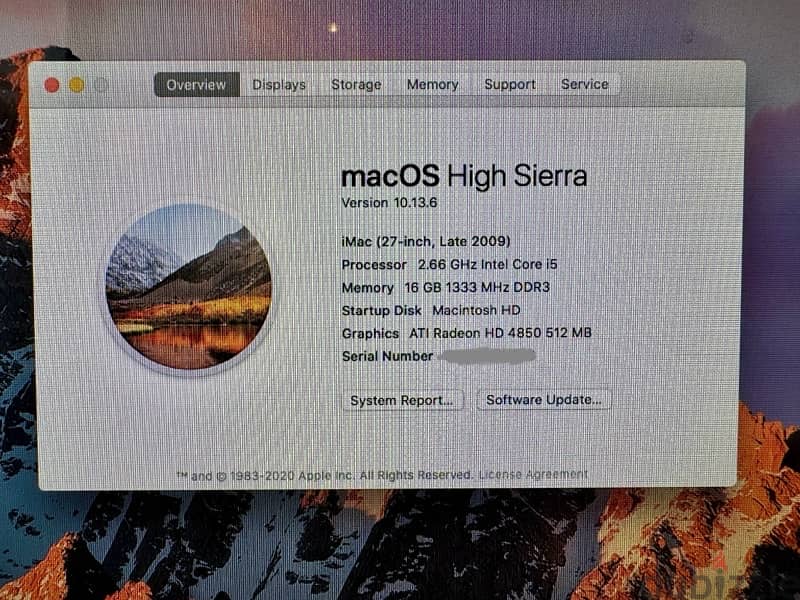 iMac 27” 2009 0