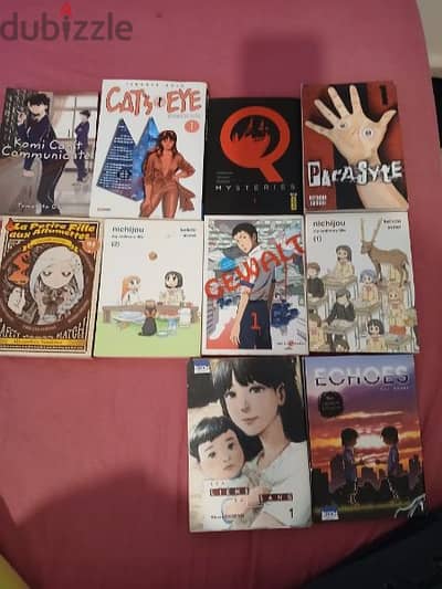 10 manga books good condition