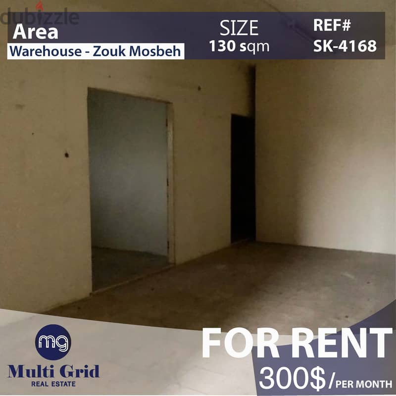 Warehouse for Rent in Zouk Mosbeh, SK-4168, مستودع للإيجار في ذوق مصبح 0