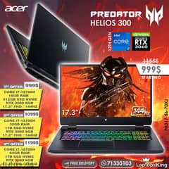 Acer Predator Helios 300 i7-12700h Rtx 3060 144hz 17.3" Gaming Laptop 0