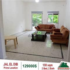 129000$!! Fully Furnished Apartment for sale in Jal El Dib